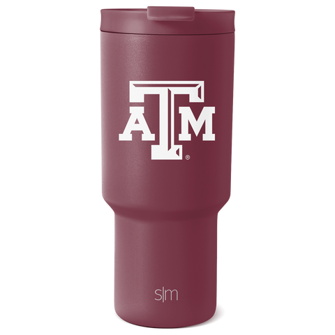 Texas A&M Simple Modern Blush Pink Trek Tumbler 40 Oz