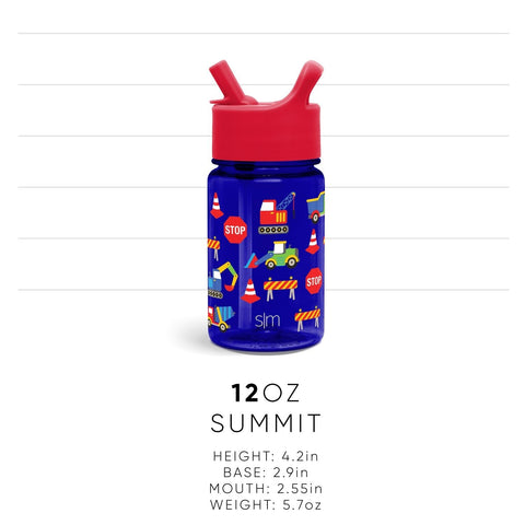 Simple Modern 16oz Summit Kids Tritan Water Bottle with Straw Lid