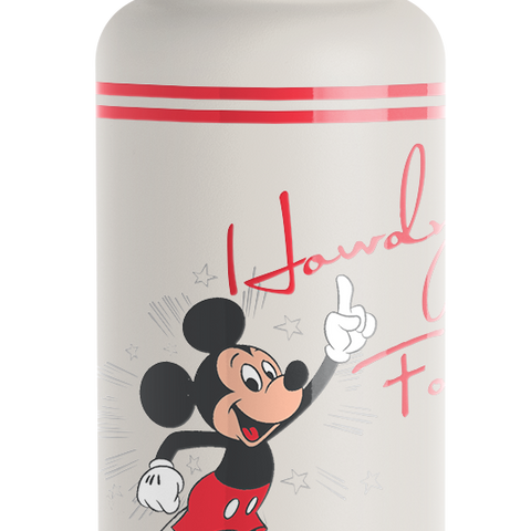 Simple Modern Disney Mickey Mouse Kids Water Bottle with Straw Lid | Reusable Insulated Stainless Steel Cup for School | Summit Collection | 14oz