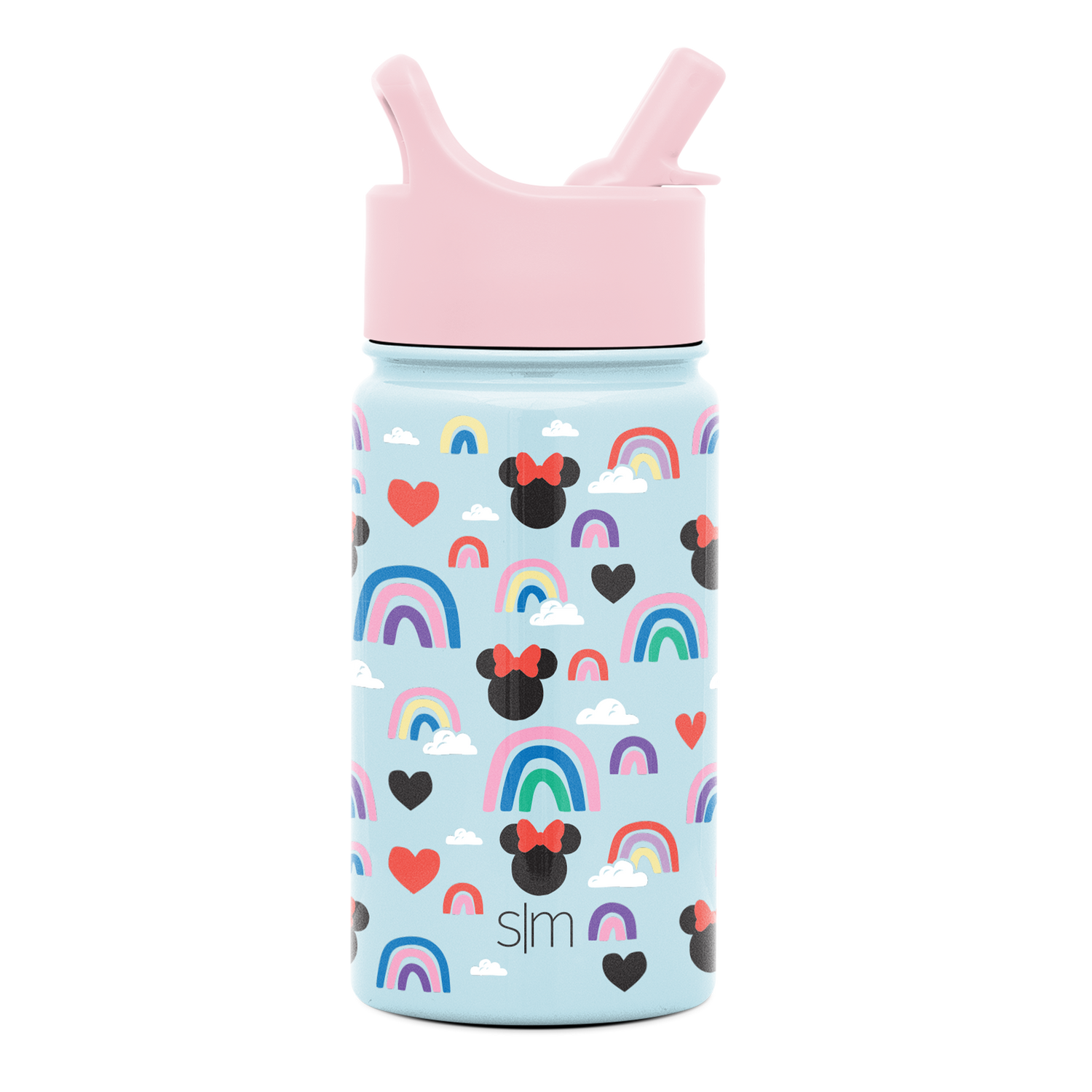 Cup with straw for girls toddler personaliz pink simple modern kids water  bottle
