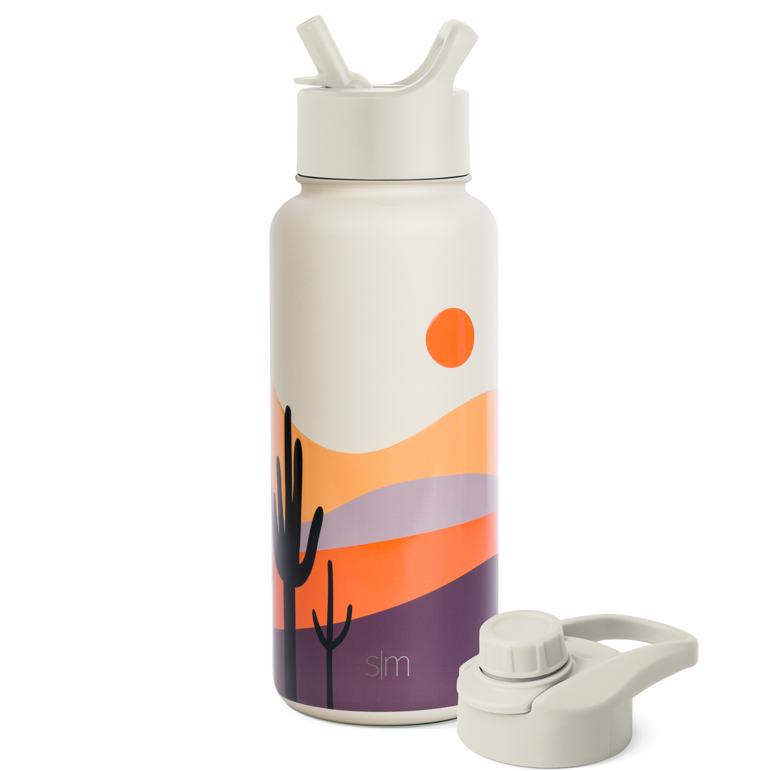 Summit Water Bottle with Straw Lid and Chug Lid