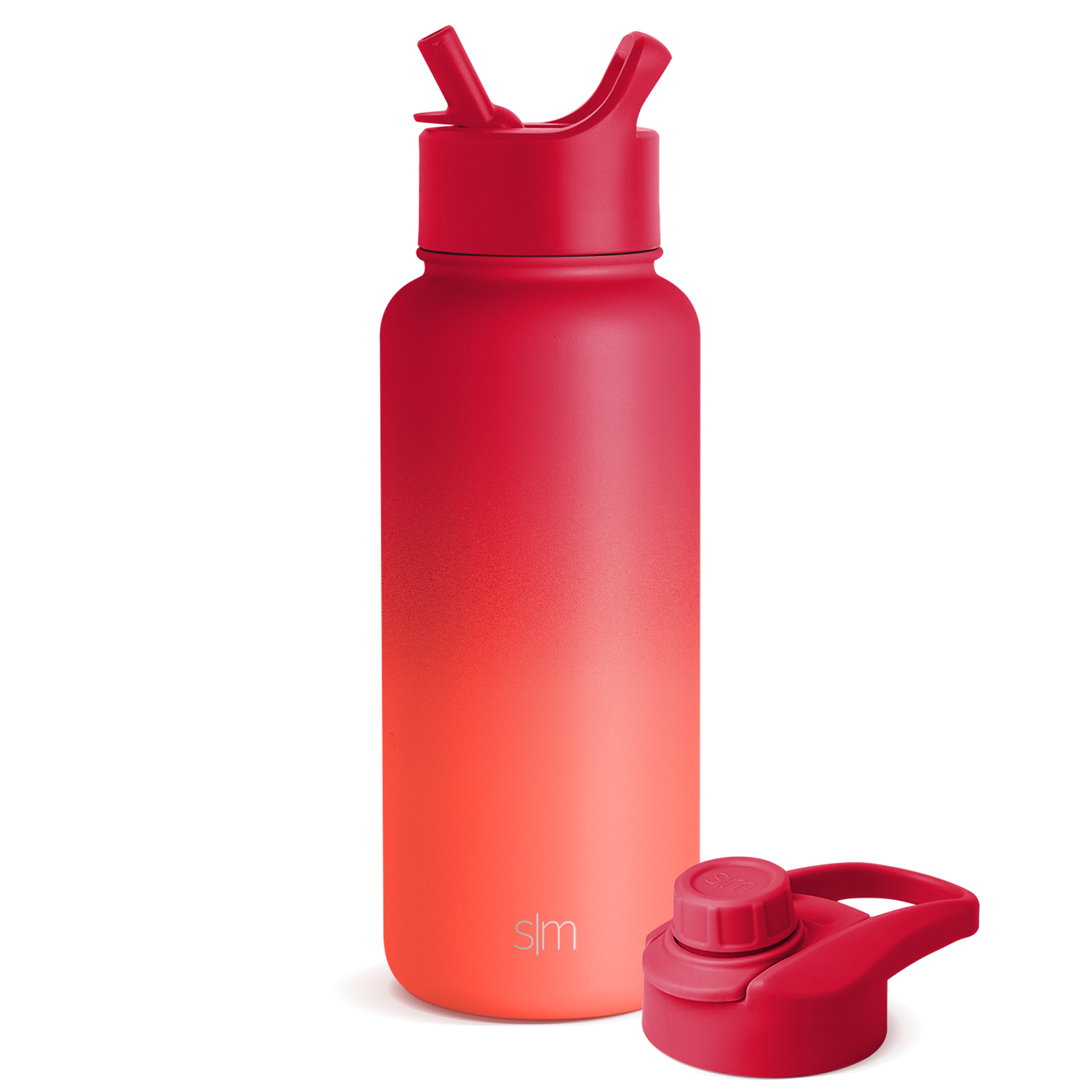 Simple Modern Insulated Water Bottle with Straw Lid 1 Liter