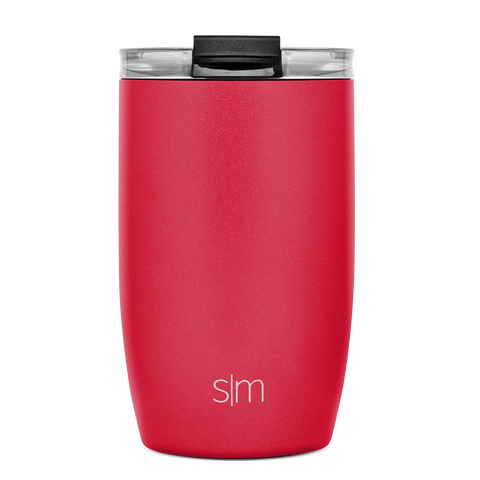 Voyager Tumbler with Clear Flip Lid & Straw – Simple Modern