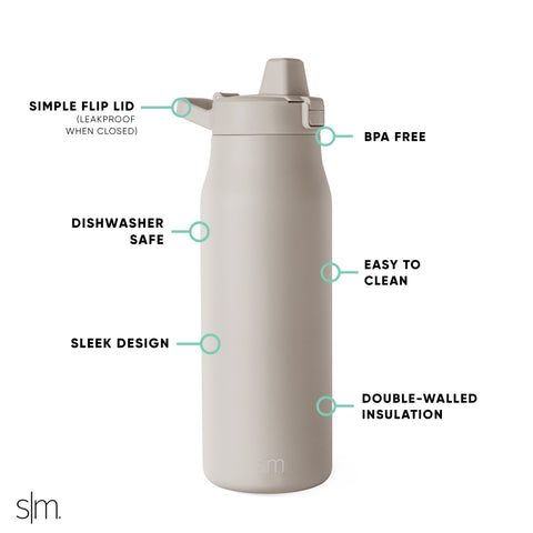 Mesa with Simple Flip Filter Straw Lid – Simple Modern