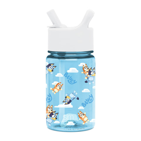 Summit Kids Plastic Water Bottle with Straw Lid – Simple Modern