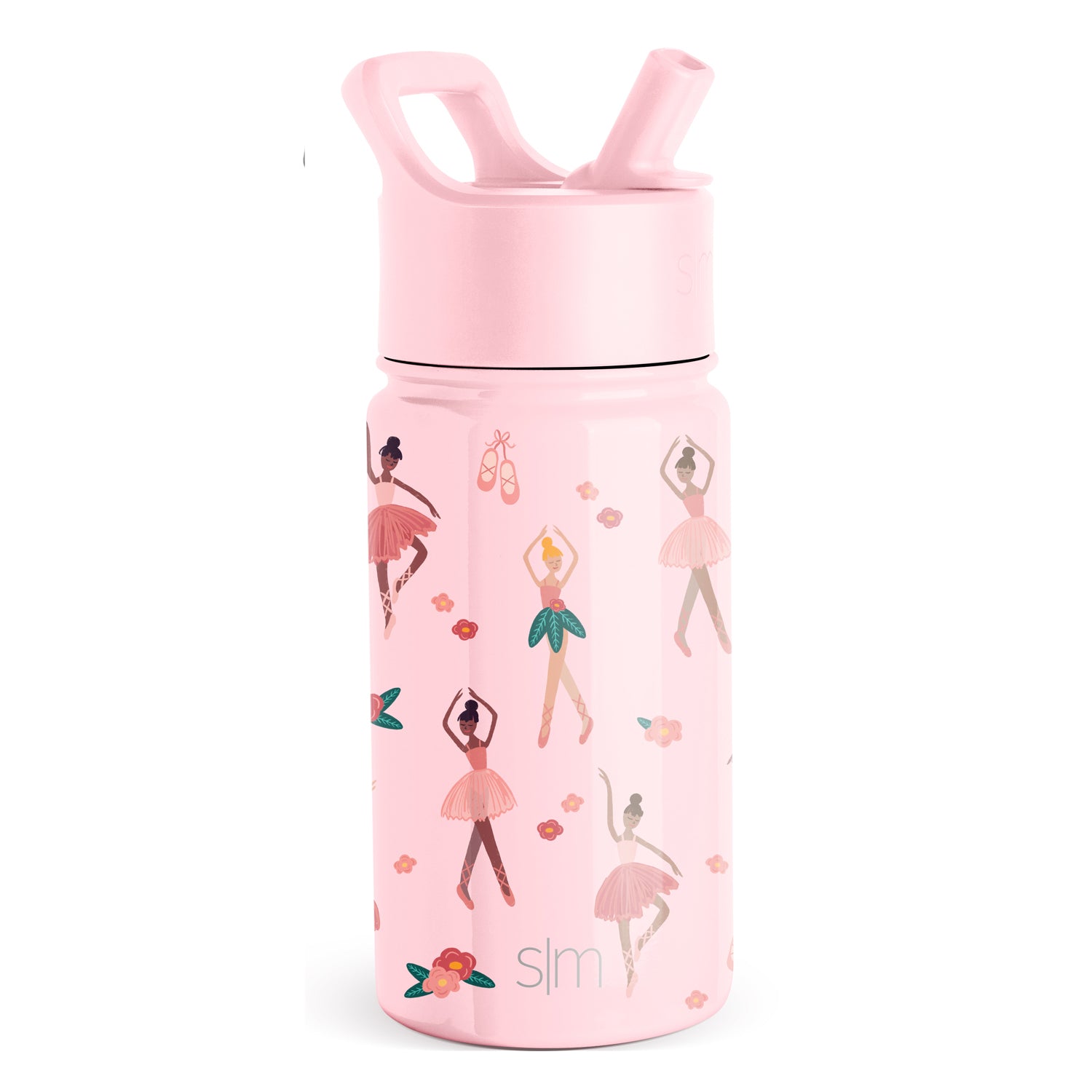 Simple Modern Kids Water Bottle with Straw Lid | Insulated Stainless Steel  Reusable Tumbler for Toddlers, Girls | Summit Collection | 14oz, Confetti