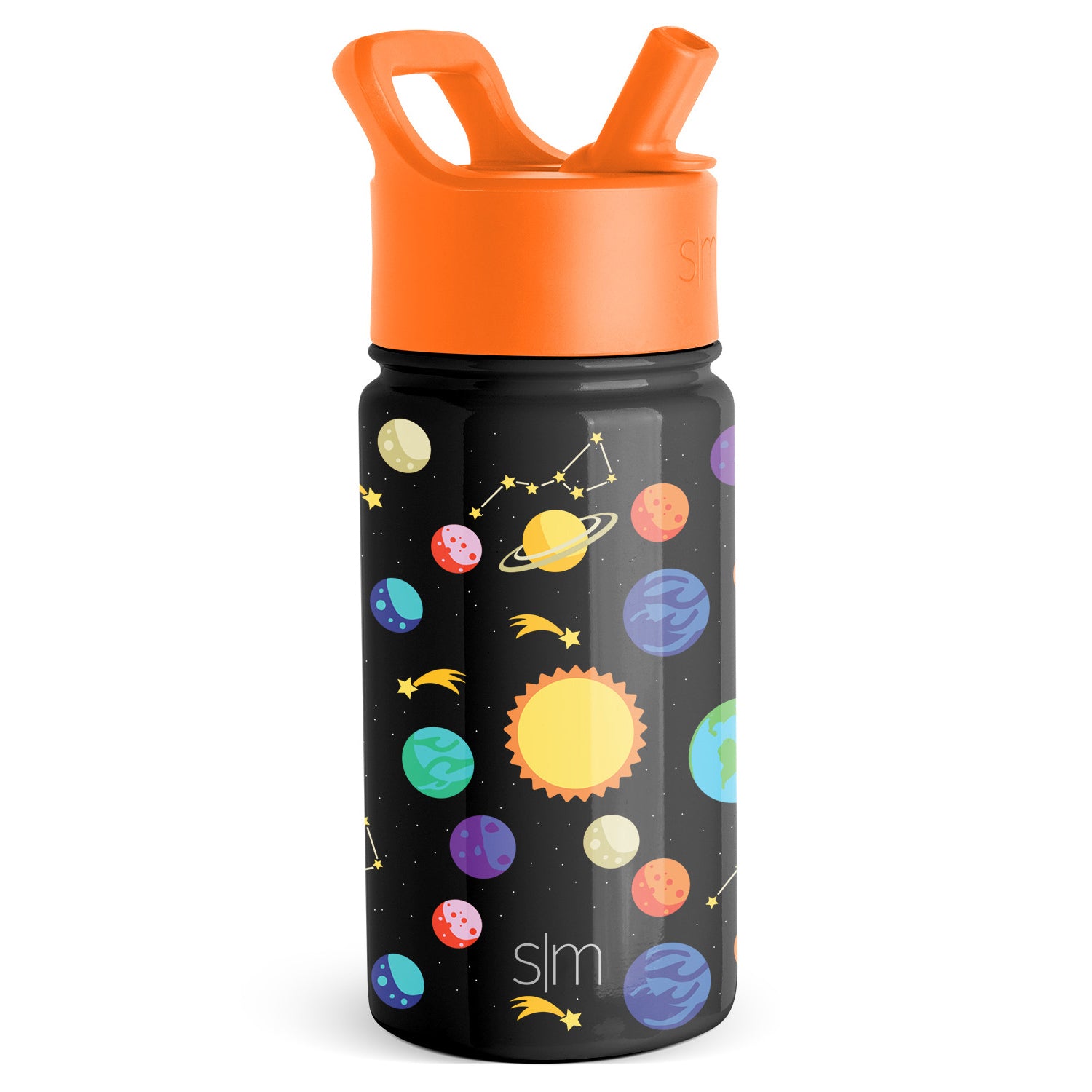 Simple Modern Kids Water Bottle with Straw Lid | Insulated Stainless Steel  Reusable Tumbler for Toddlers, Boys | Summit Collection | 14oz, Wheels Up