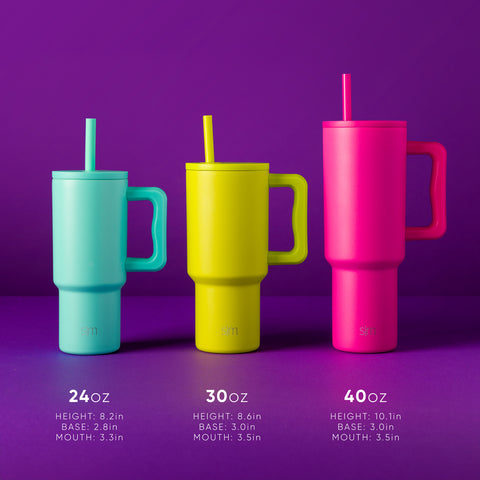 Trek Kids Tumbler with Silicone Straw Lid – Simple Modern