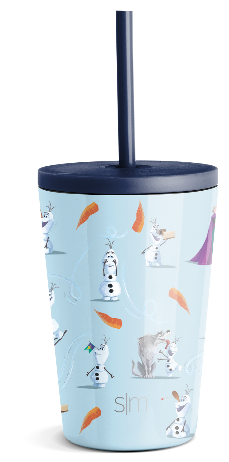 Dart Solo CC12C-J5145 Jungle Print 12-14 oz. Plastic Kid's Cup with Lid and  Straw - 250/Case