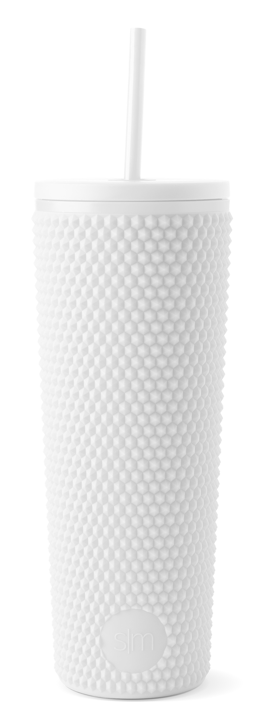 Simple Modern 24oz Classic Tumbler With Straw 2 Tone - Winter White : Target