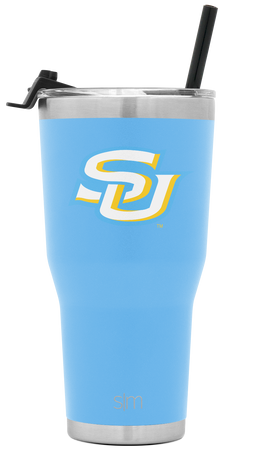 Collegiate Cruiser Tumbler with Flip Lid and Straw – Simple Modern