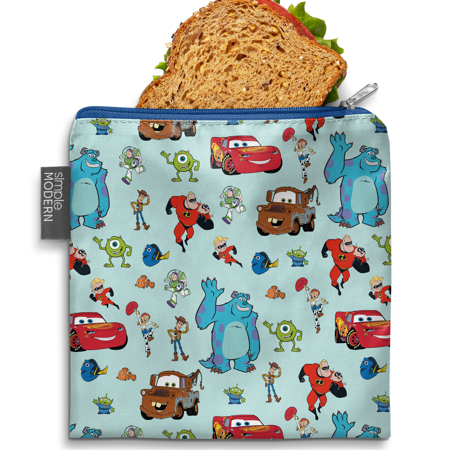 Simple Modern Ellie Reusable Sandwich Snack Bag Food Storage, 3 Pack