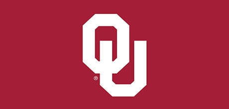 OU logo on a red background.